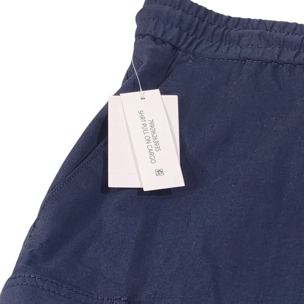 Penguin Mens Slim Fit Stretch Cargo Shorts XXL Dark Sapphire NWT Casual Golf